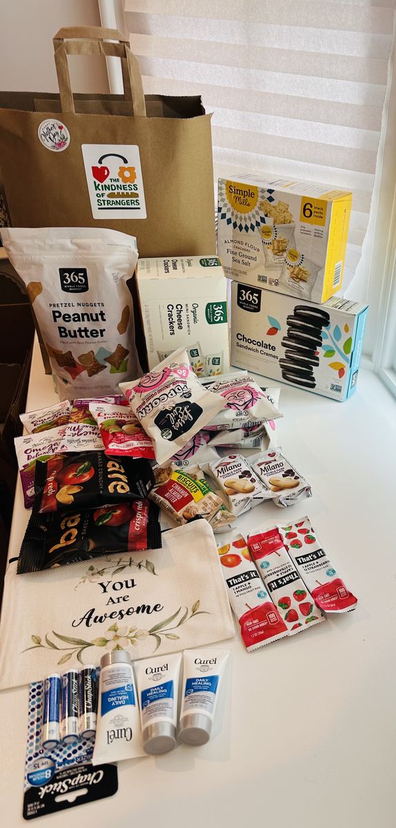 Kindness of Strangers — donation table