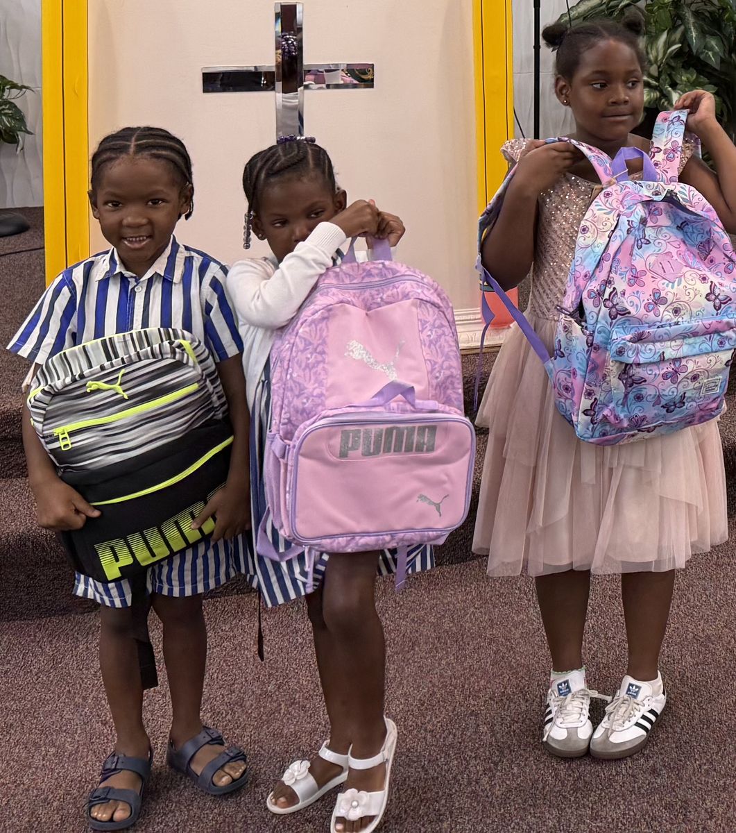 Kindness of Strangers — donated backpacks