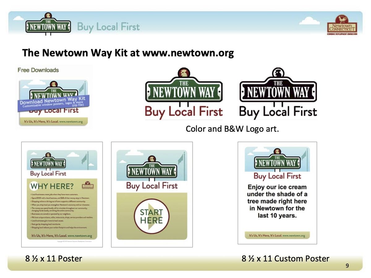 The Newtown Way breakfast presentation — brand kit