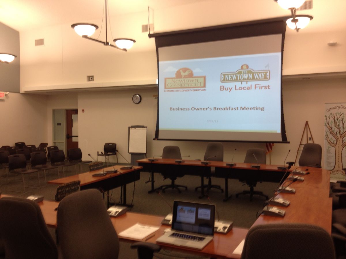 The Newtown Way — conference room presentation
