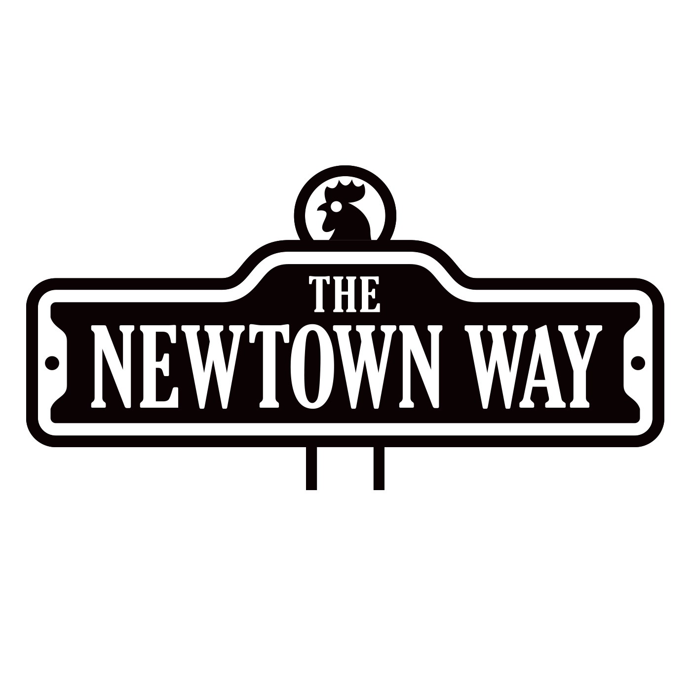 The Newtown Way logo — black and white