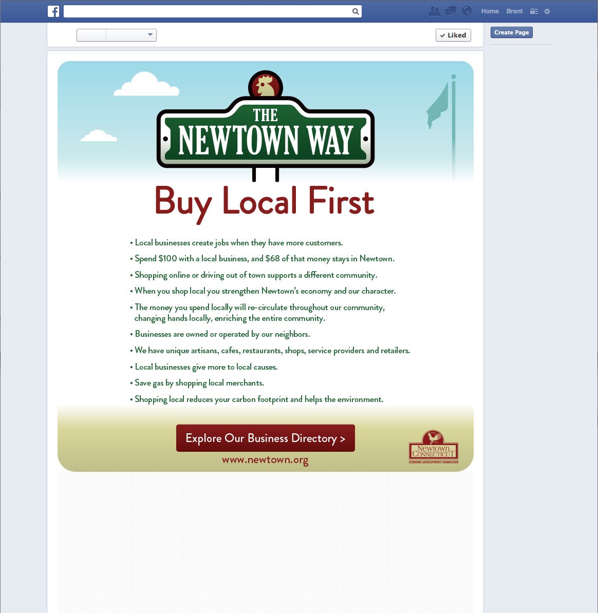 The Newtown Way — Facebook app