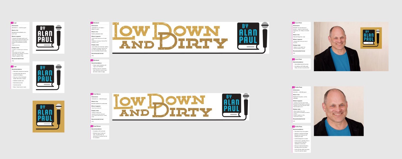 Low Down and Dirty production asset sheet
