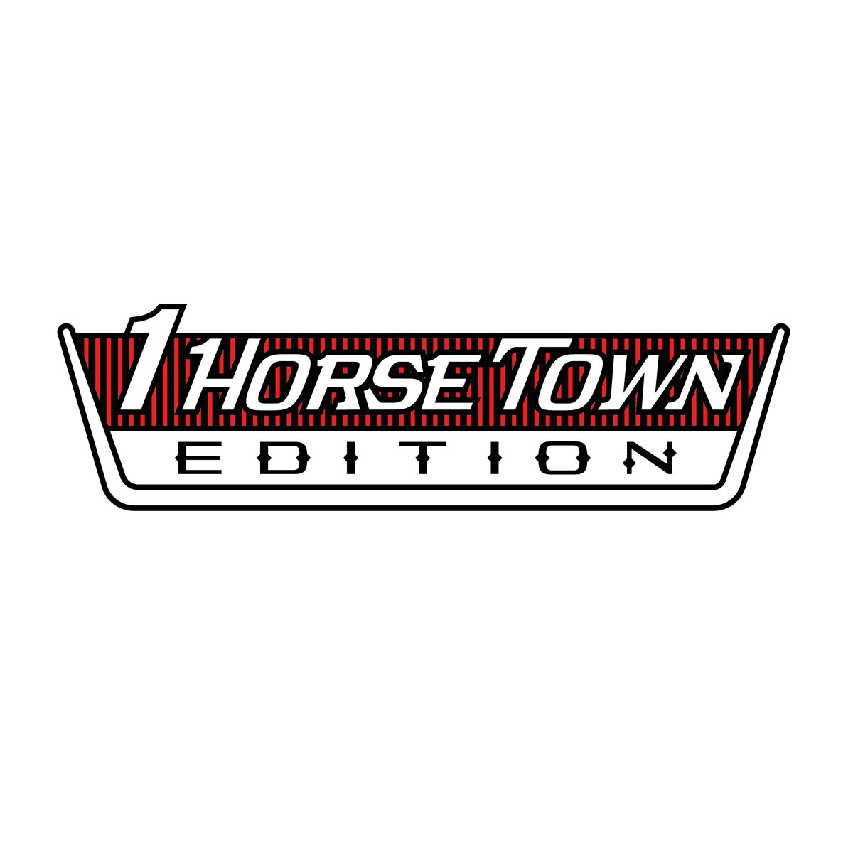 1 Horse Town — logo red