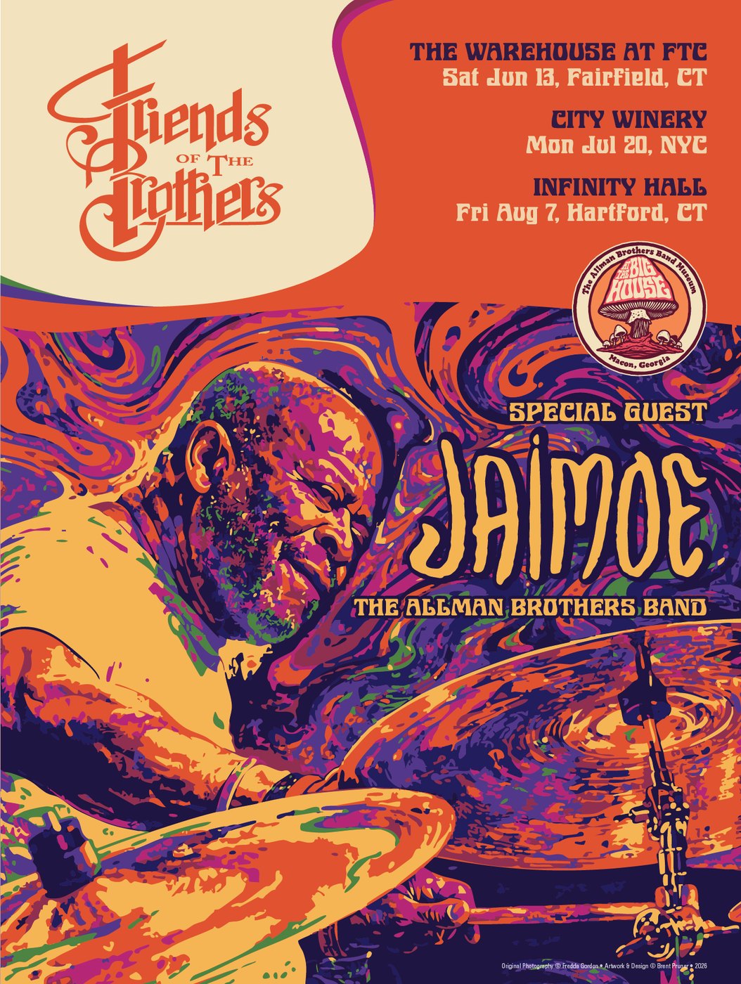 Friends of the Brothers — Jaimoe tour poster